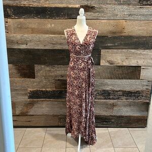 NEW Natalie Martin Classy Wrap Floral Maxi Dress